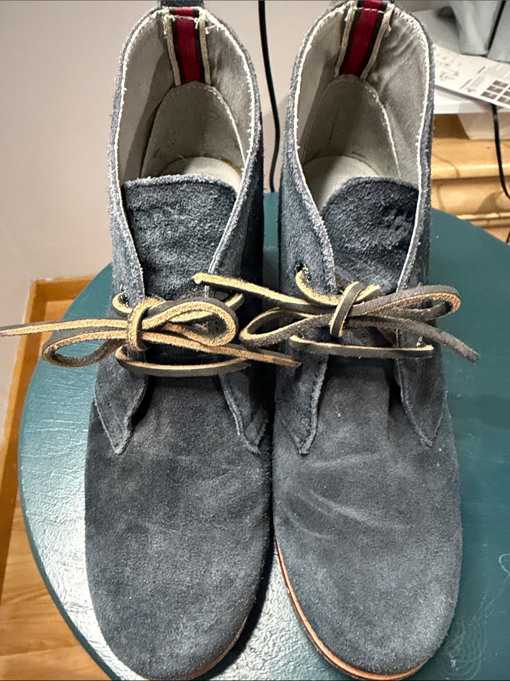 Sperry Size 8M Top-Slider Harlo Women’s Suede Wedge Lace-Up Ankle Boots